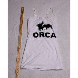 White Women's Tank Basic Cami Size: Small